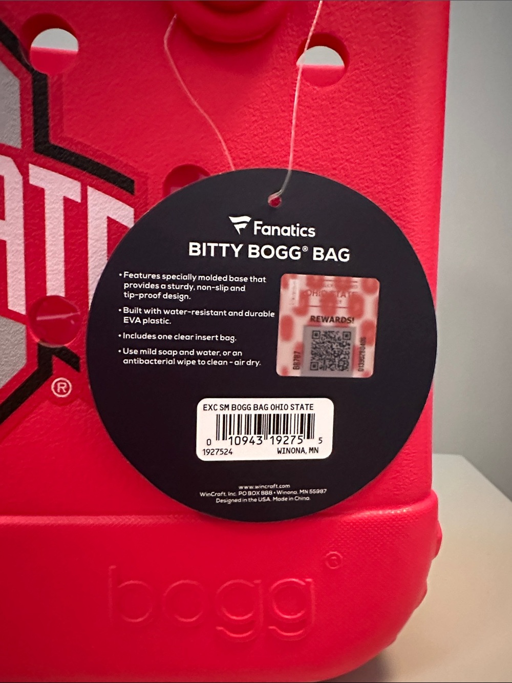 NWT bitty BOGG Bag Ohio State - Picture 6 of 9